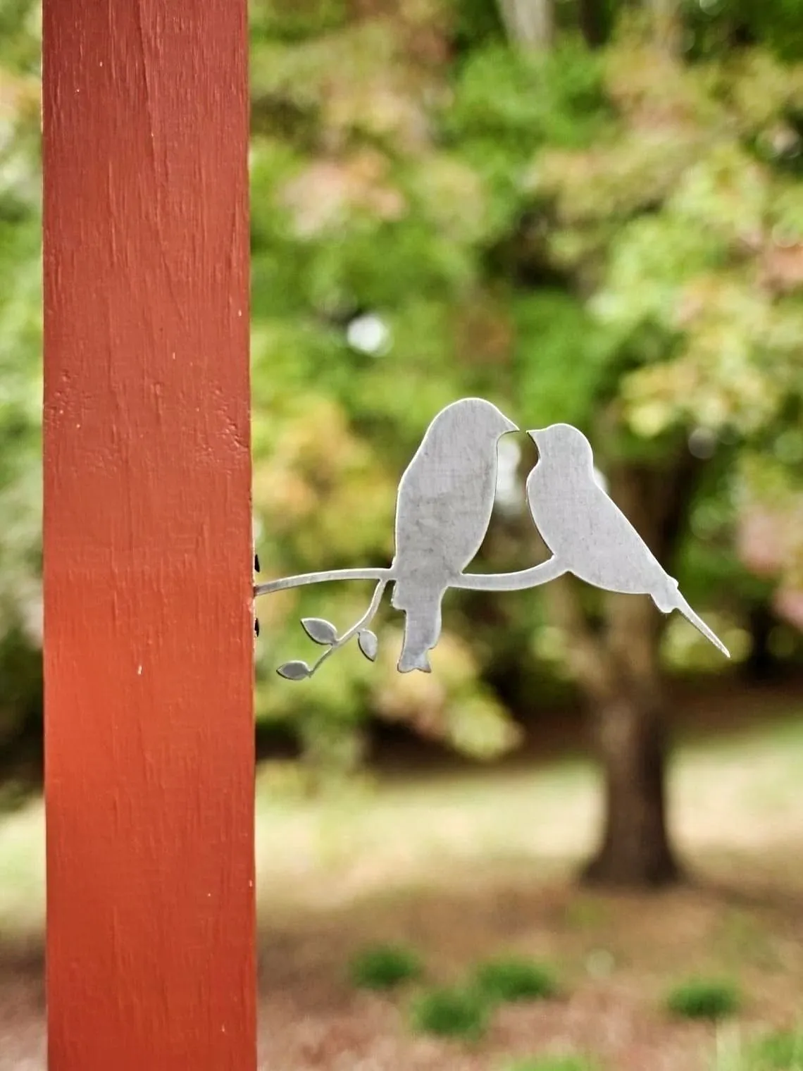 Metal Bird Statues