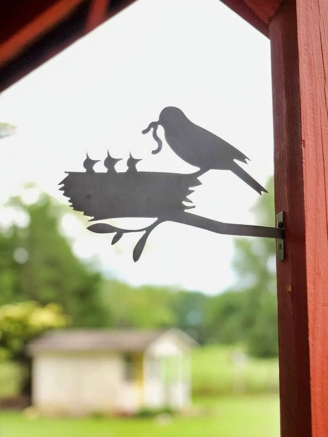 Metal Bird Statues