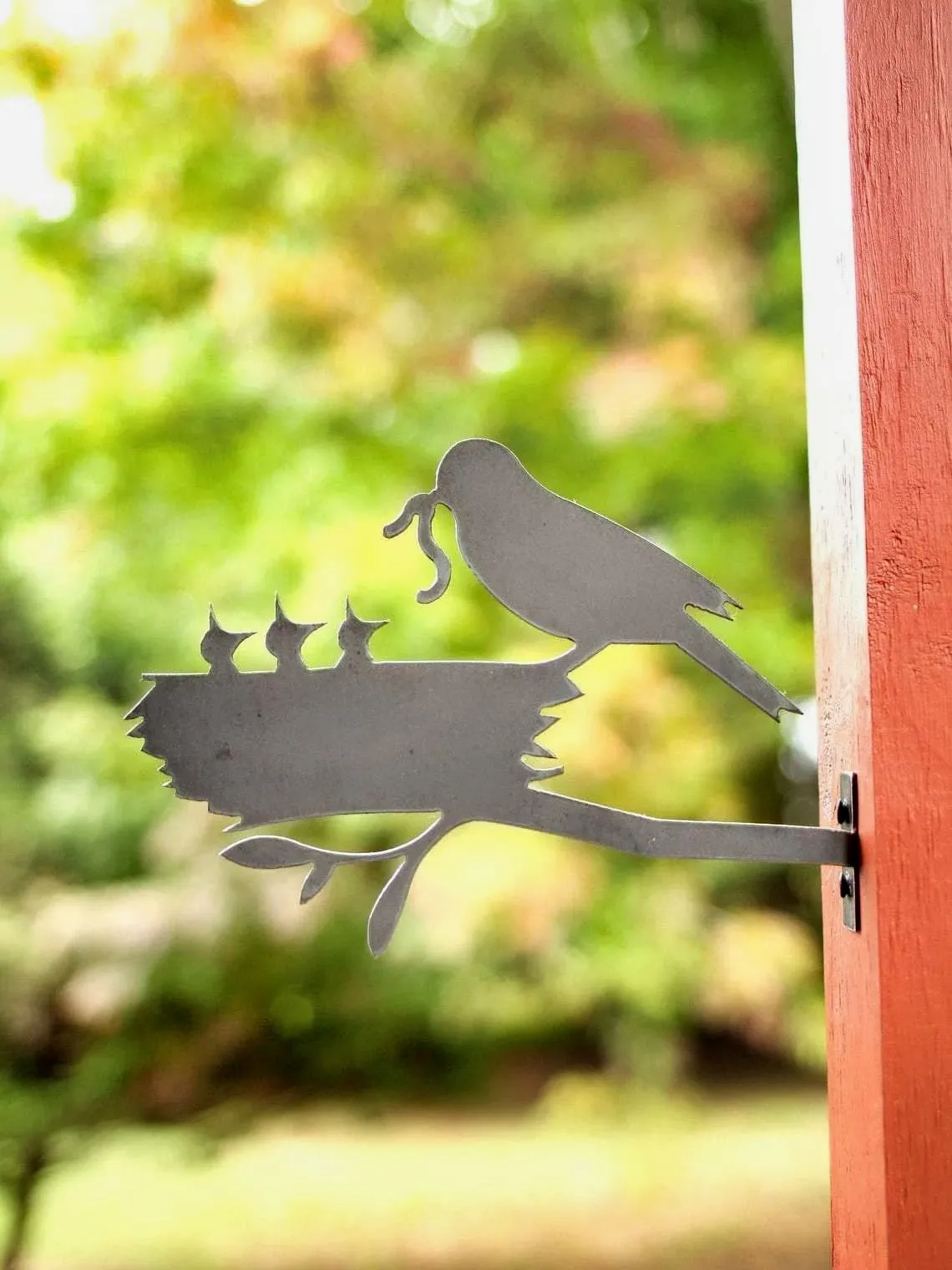 Metal Bird Statues