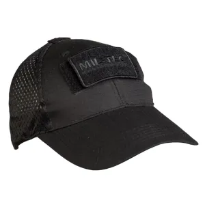 Mil-Tec Mesh Baseball Cap Black