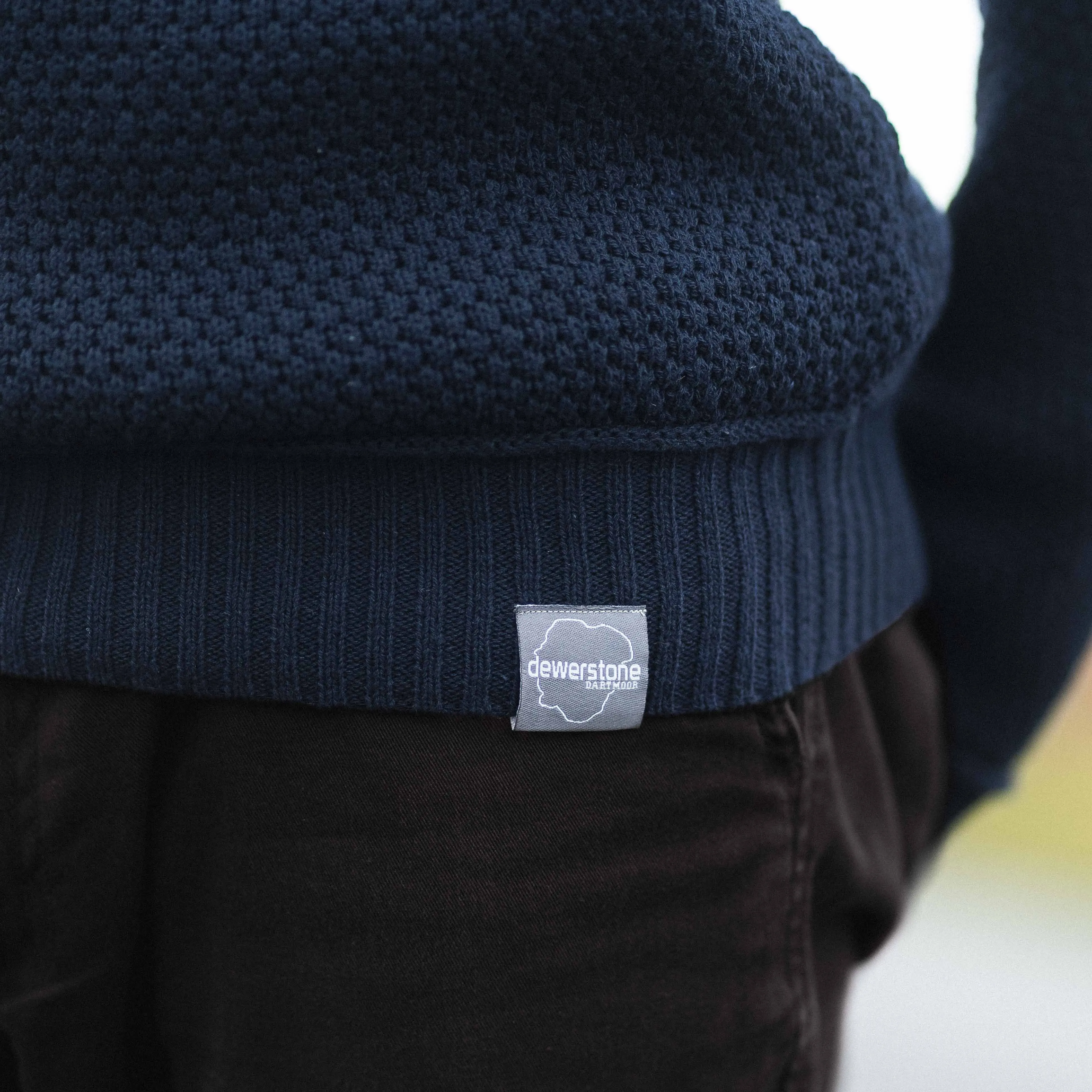 Millbay Knitted Sweatshirt - Navy