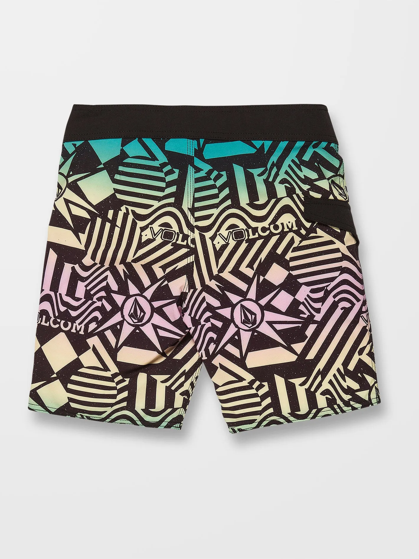 Mod Ringer 16" Boardshort - BLACK - (KIDS)