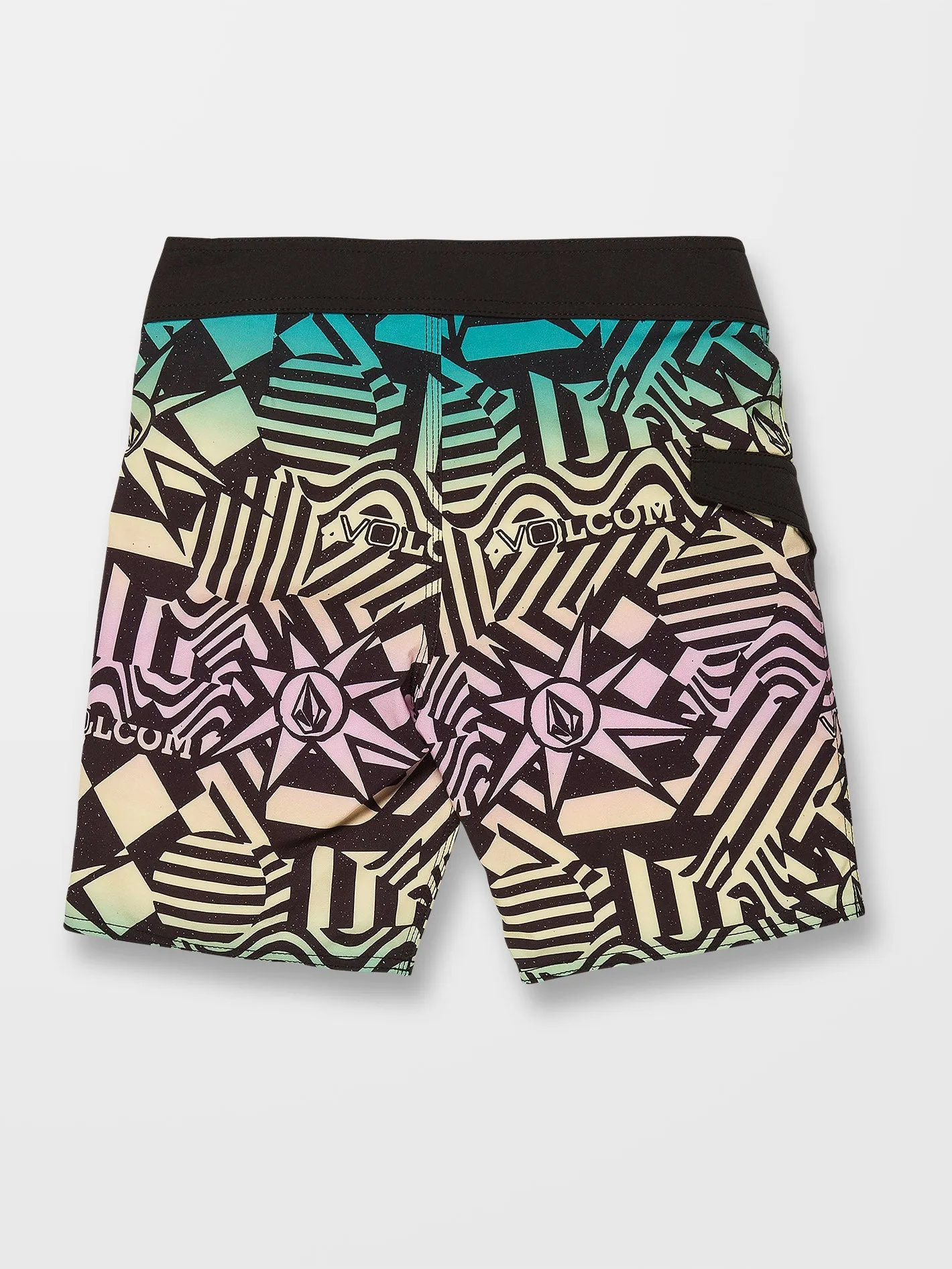 Mod Ringer 16" Boardshort - BLACK - (KIDS)