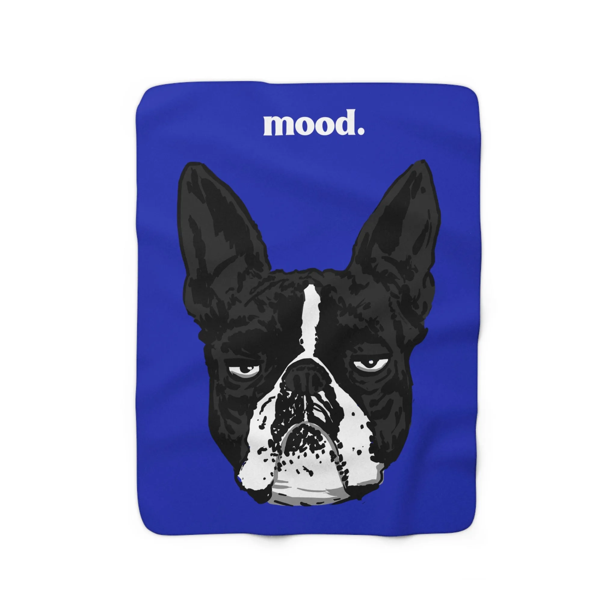 Mood Terrier Sherpa Fleece Blanket