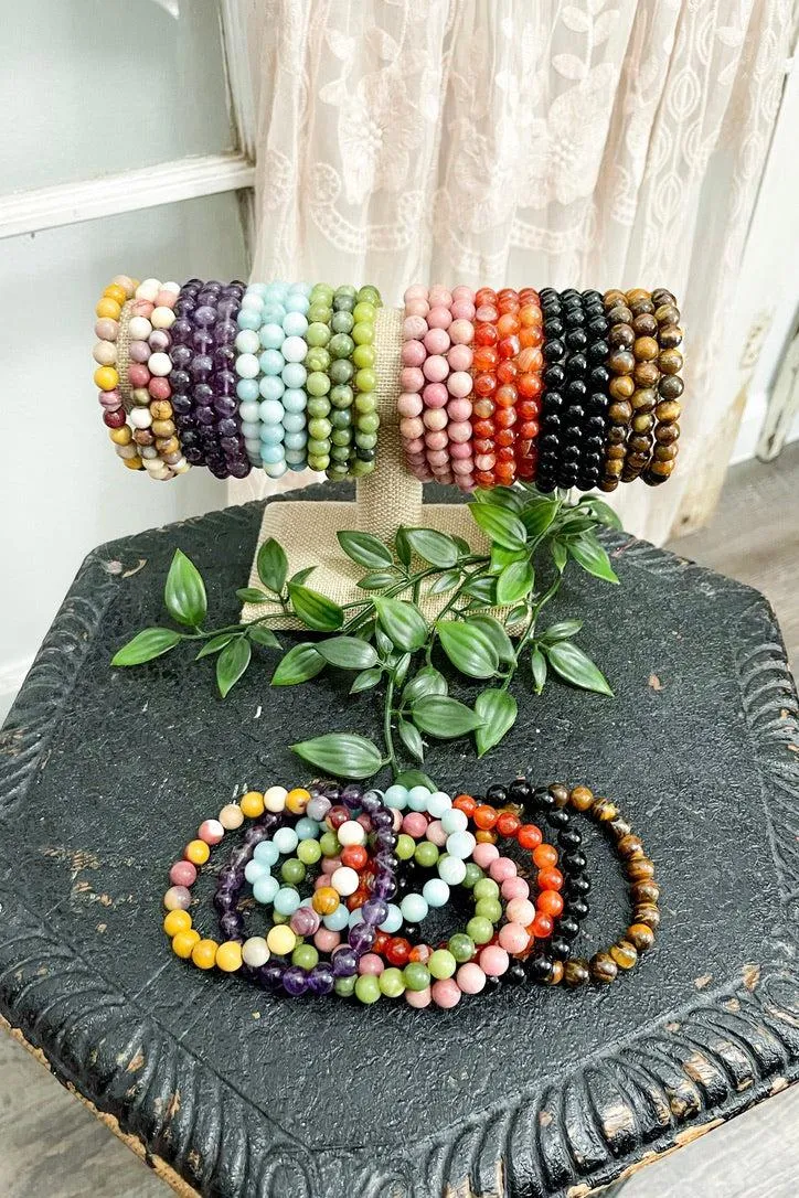 Mookaite 8mm Bead Bracelet