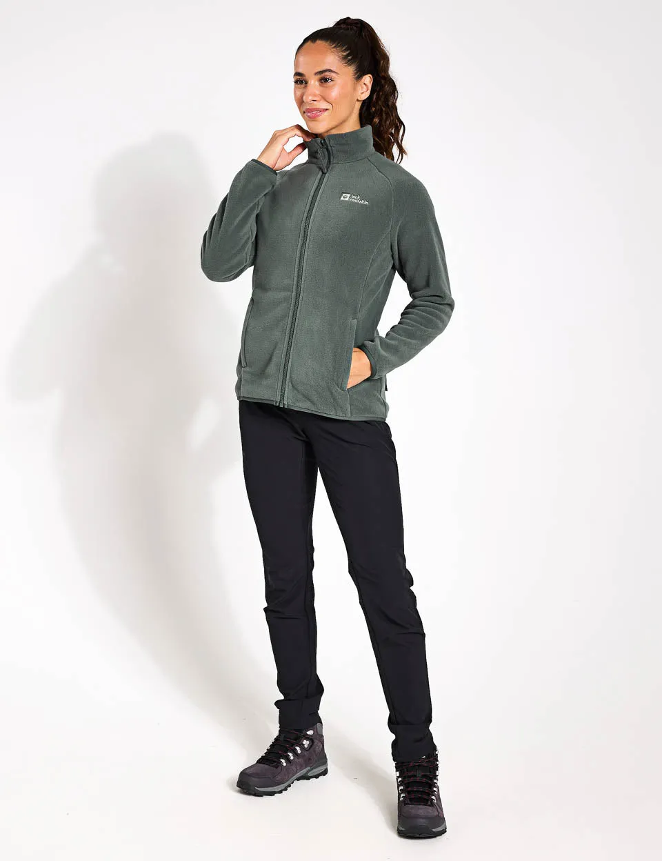 Moonrise Full Zip Fleece - Slate Green