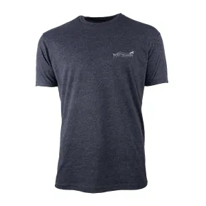 MTS Logo Trout Rodeo Sueded S/S T-Shirt Heather Charcoal
