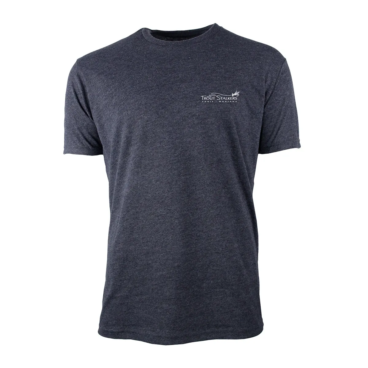 MTS Logo Trout Rodeo Sueded S/S T-Shirt Heather Charcoal