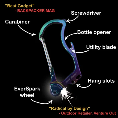 Multitool Carabiner | Outdoor Elements