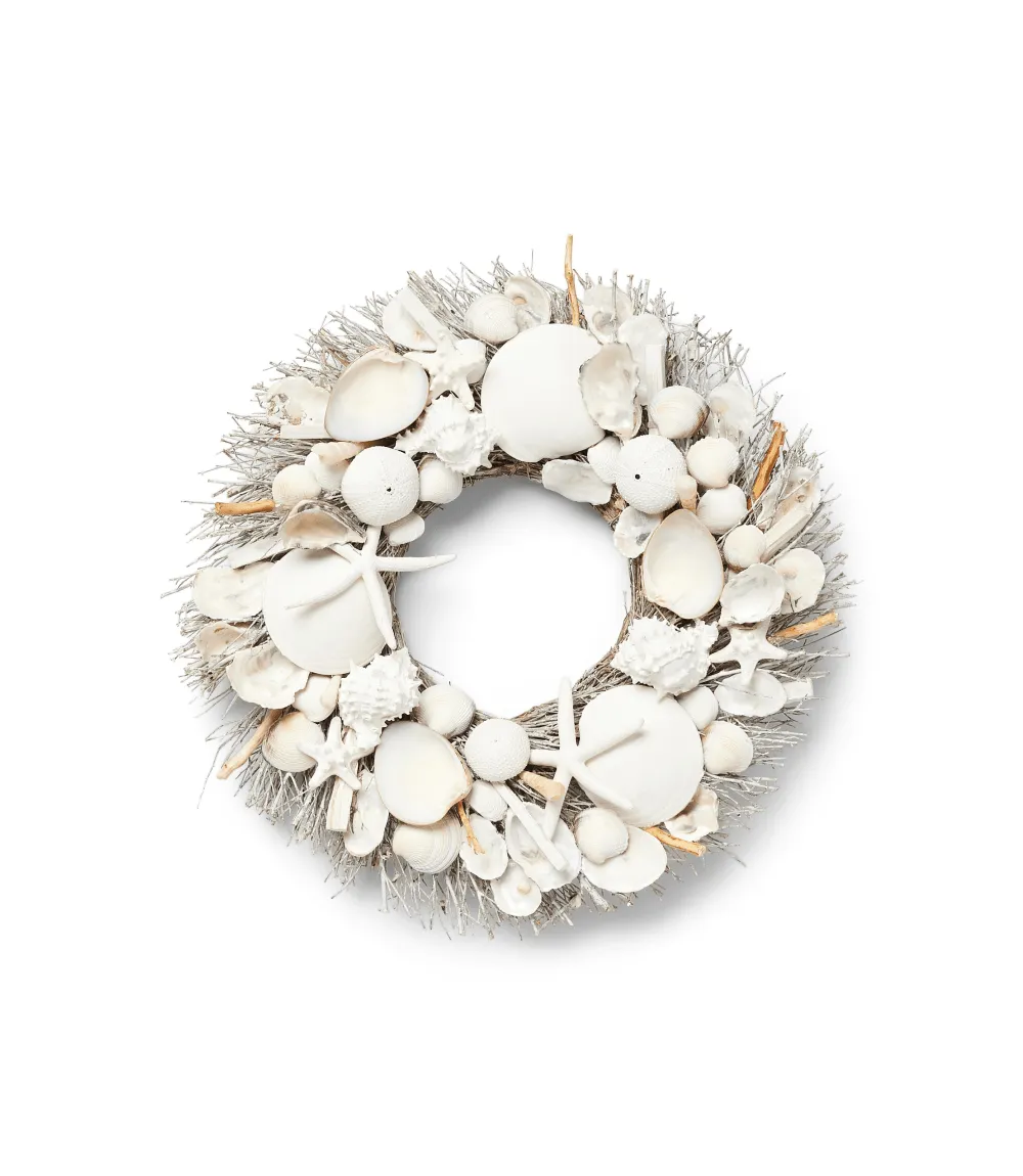 Natural Seashell Wreath