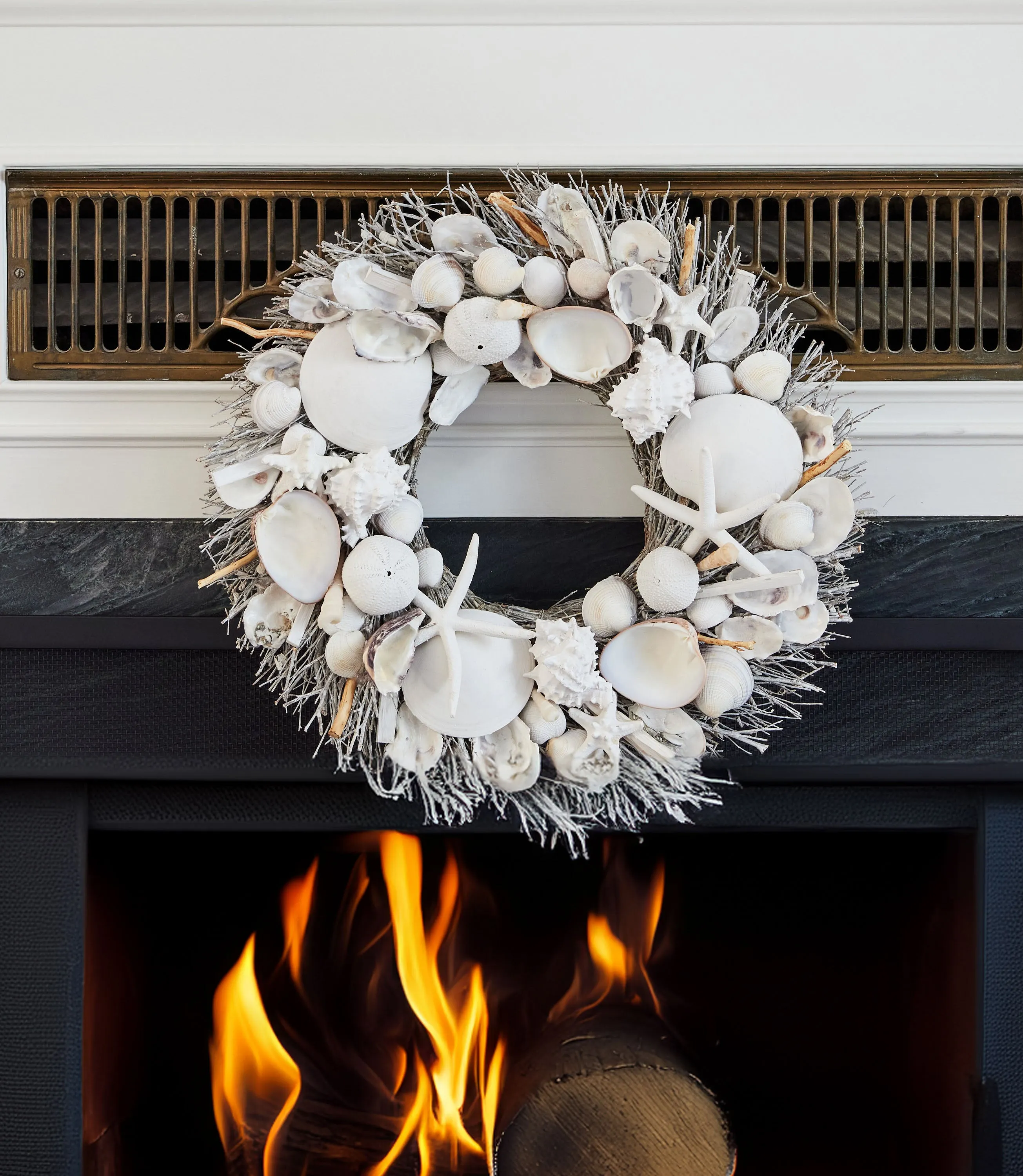Natural Seashell Wreath