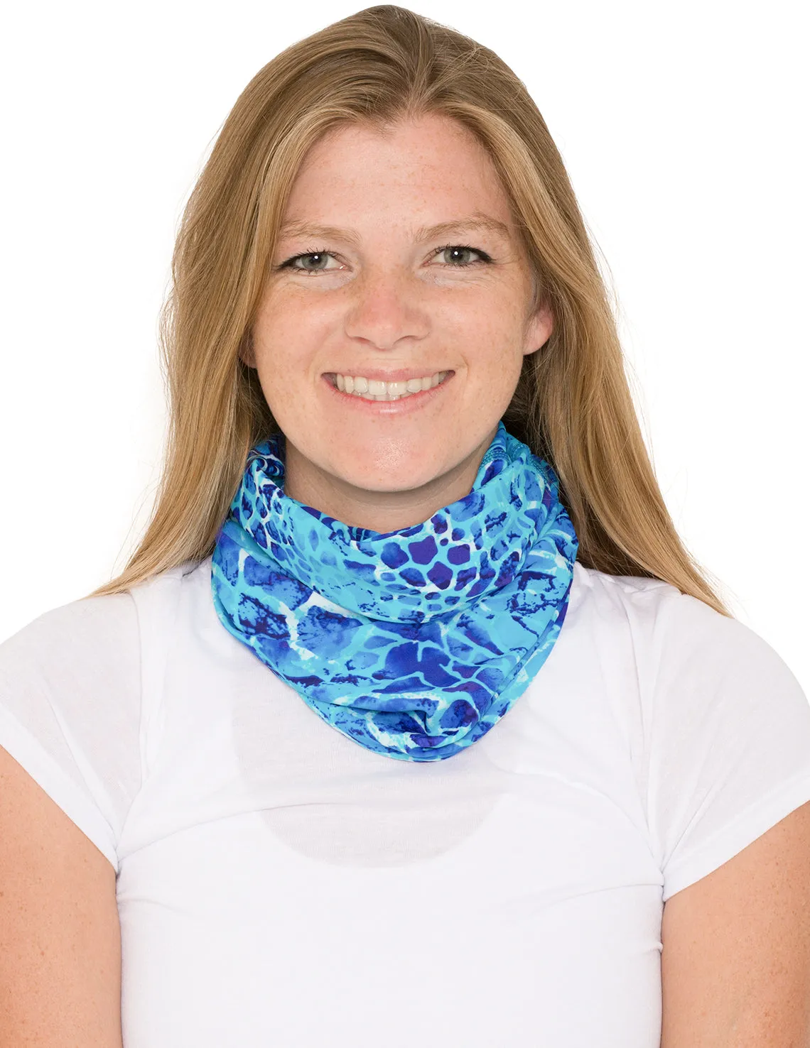 Neck Gaiter | Bandana, Balaclava, Headband | UPF 50  Sun Protection | Royal
