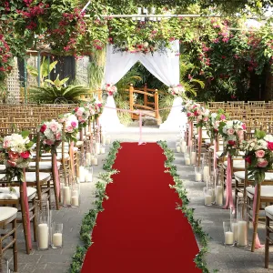 New Red Carpet Event Runner, 3.3ft x 33ft Hollywood Birthday Party Decorations Red Carpet Event Runner for Indoor Or Outdoor Use by RZMY! Retails $309 