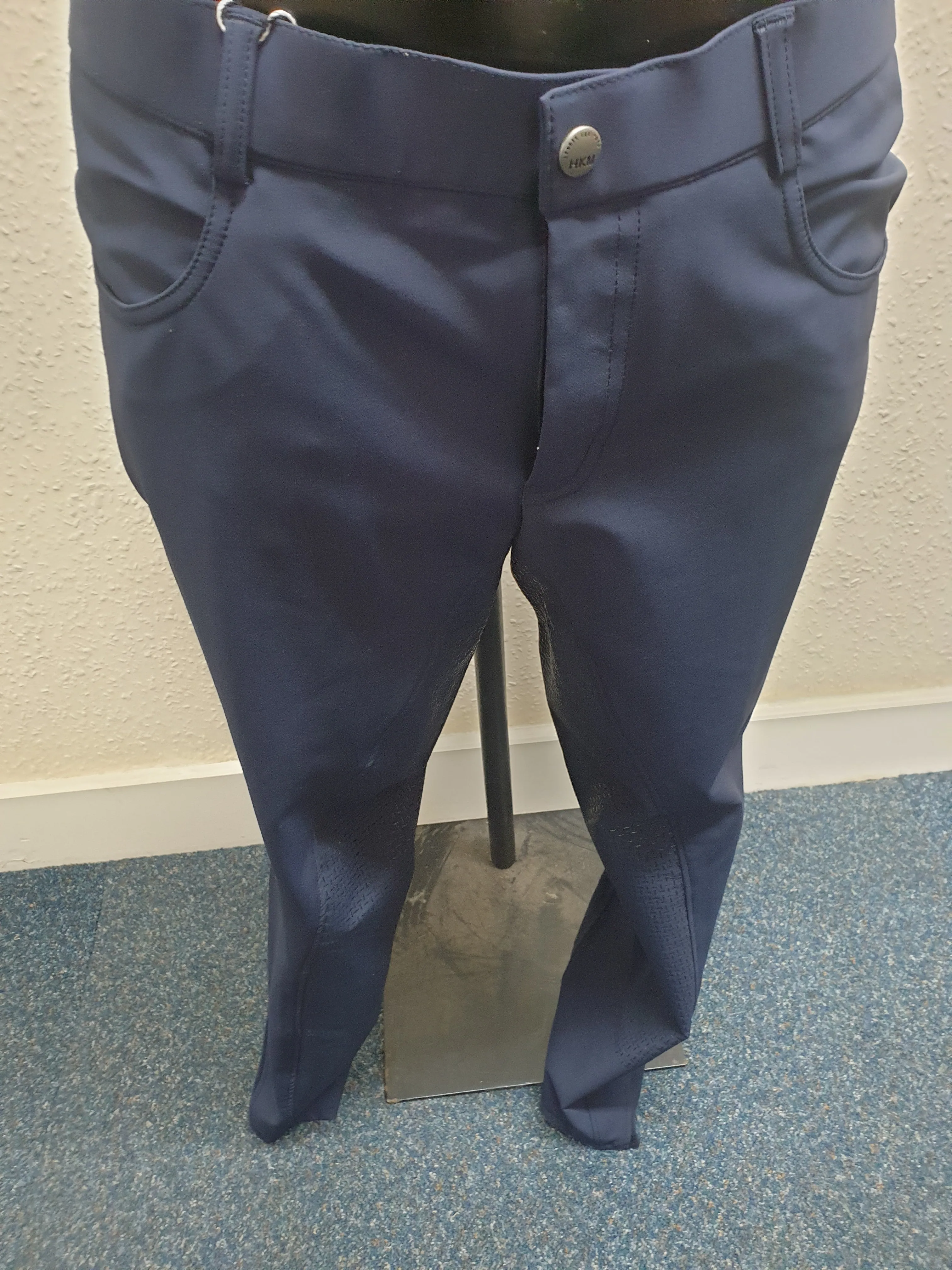 💥NEW💥 size 14  HKM Navy Blue Riding Leggings FREE POSTAGE  🟢