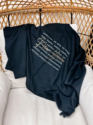'New Year' Inspiration Fleece Blanket