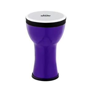 NINO Percussion NINO-EMDJ-GP 6inch Elements Mini Djembe, Plastic Head, Grape