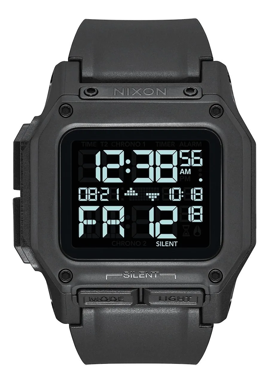 NIXON 46MM REGULUS WATCH All Black A1180-001
