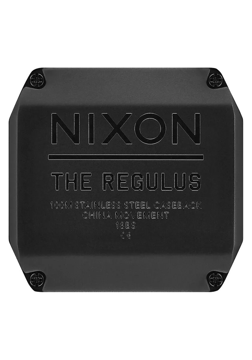 NIXON 46MM REGULUS WATCH All Black A1180-001