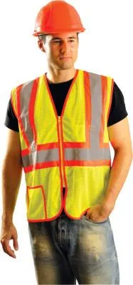 OccuNomix Class 2 Mesh Vests, 2X-Large, Hi-Viz Yellow, LUX-SSCLC2Z-Y2X