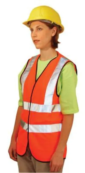 OccuNomix Class 2 Solid Vests with 3M Scotchlite Reflective Tape, 4X-Large, Hi-Viz Yellow, LUX-SSFULLG-Y4X