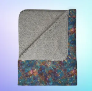 Oceanic Fleece and Sherpa Blanket
