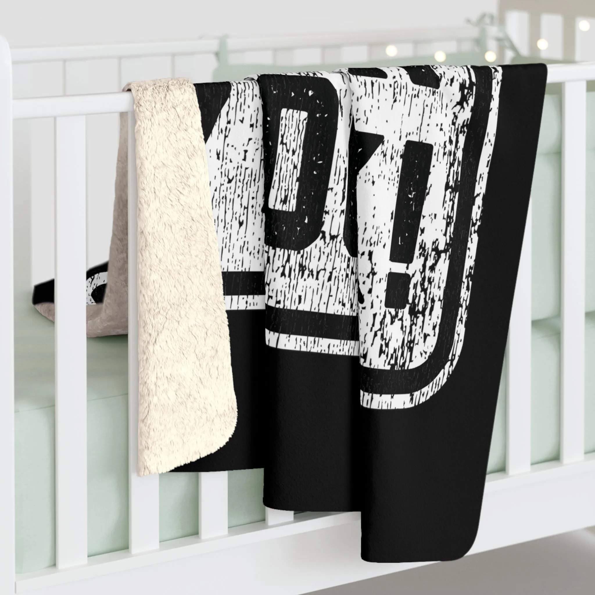 Old Men Rock Sherpa Fleece Blanket