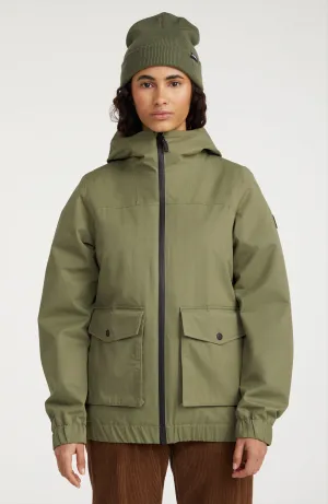 O'Neill TRVLR Series Ecto Shell-Jacke | Deep Lichen Green