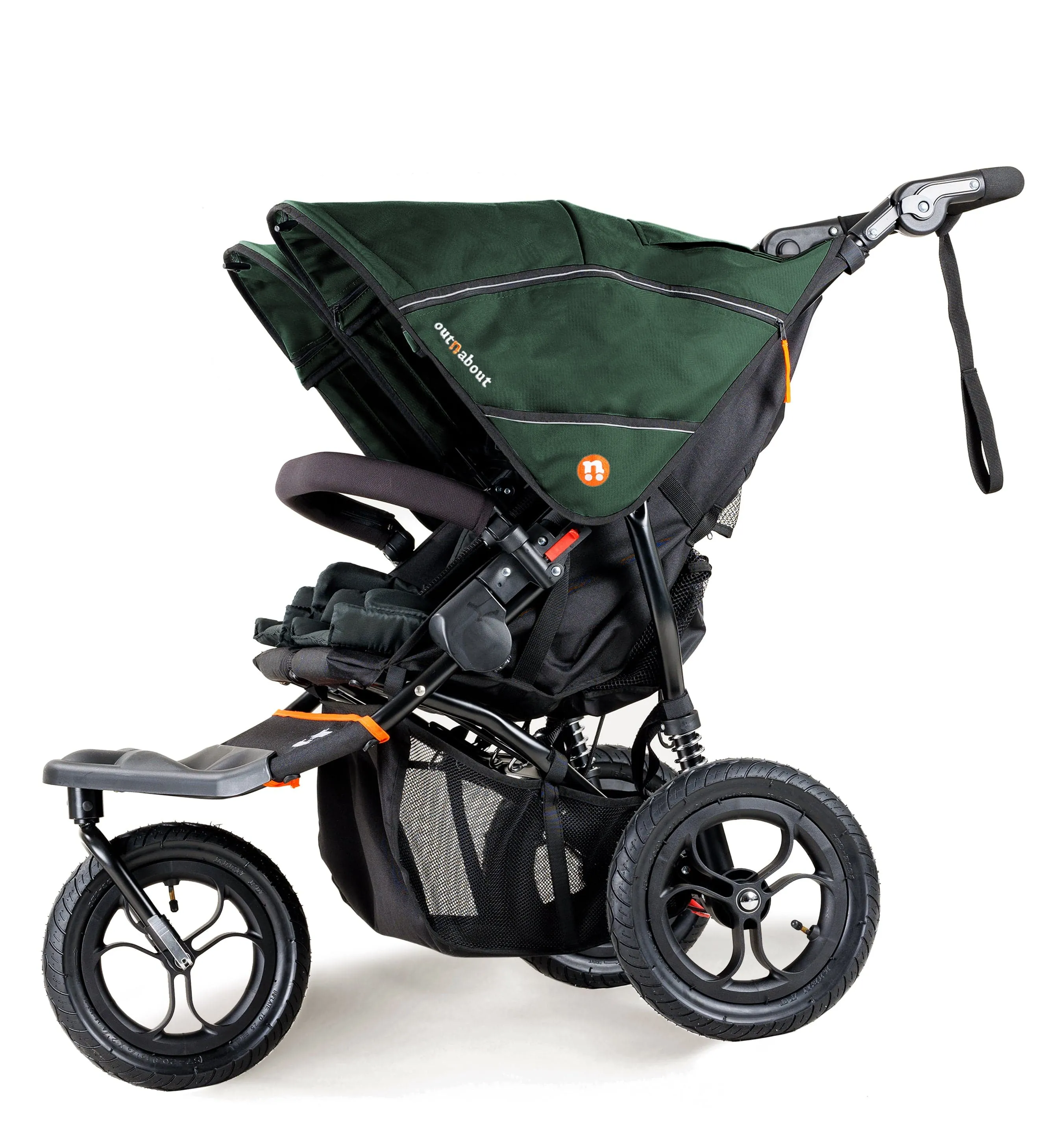 Out n About Nipper Double Duo Essentials Bundle in Sycamore Green