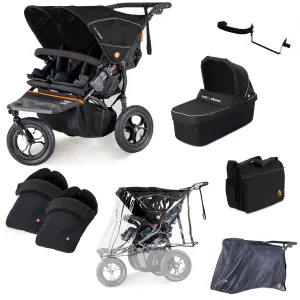 Out n About Nipper Double Duo Ultimate Bundle in Summit Black