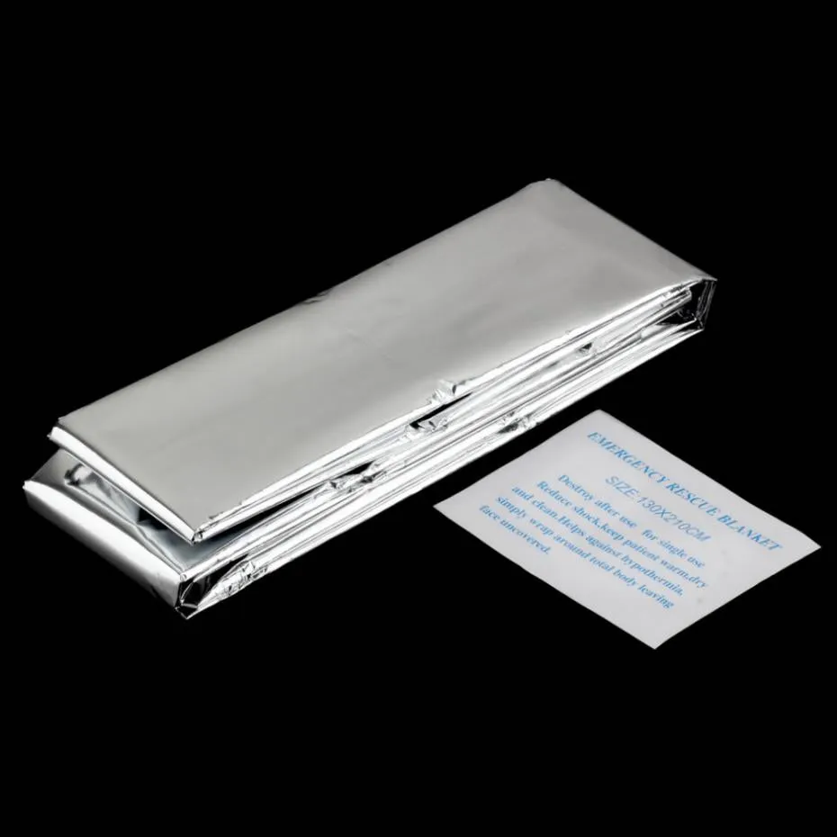 Outdoor Military Emergency Thermal Foil First Aid Survival Rescue Blanket