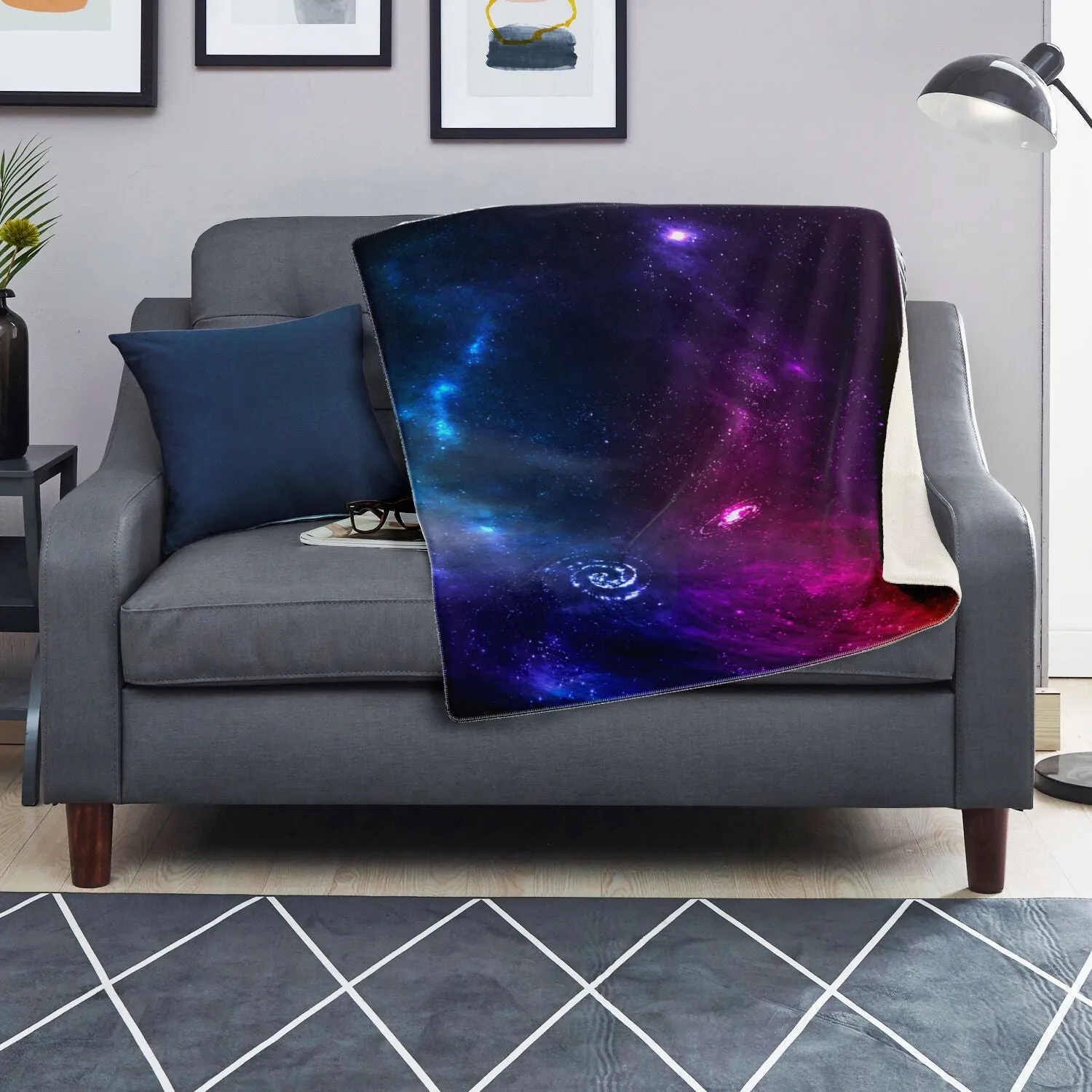 Outer Space Fleece Blanket
