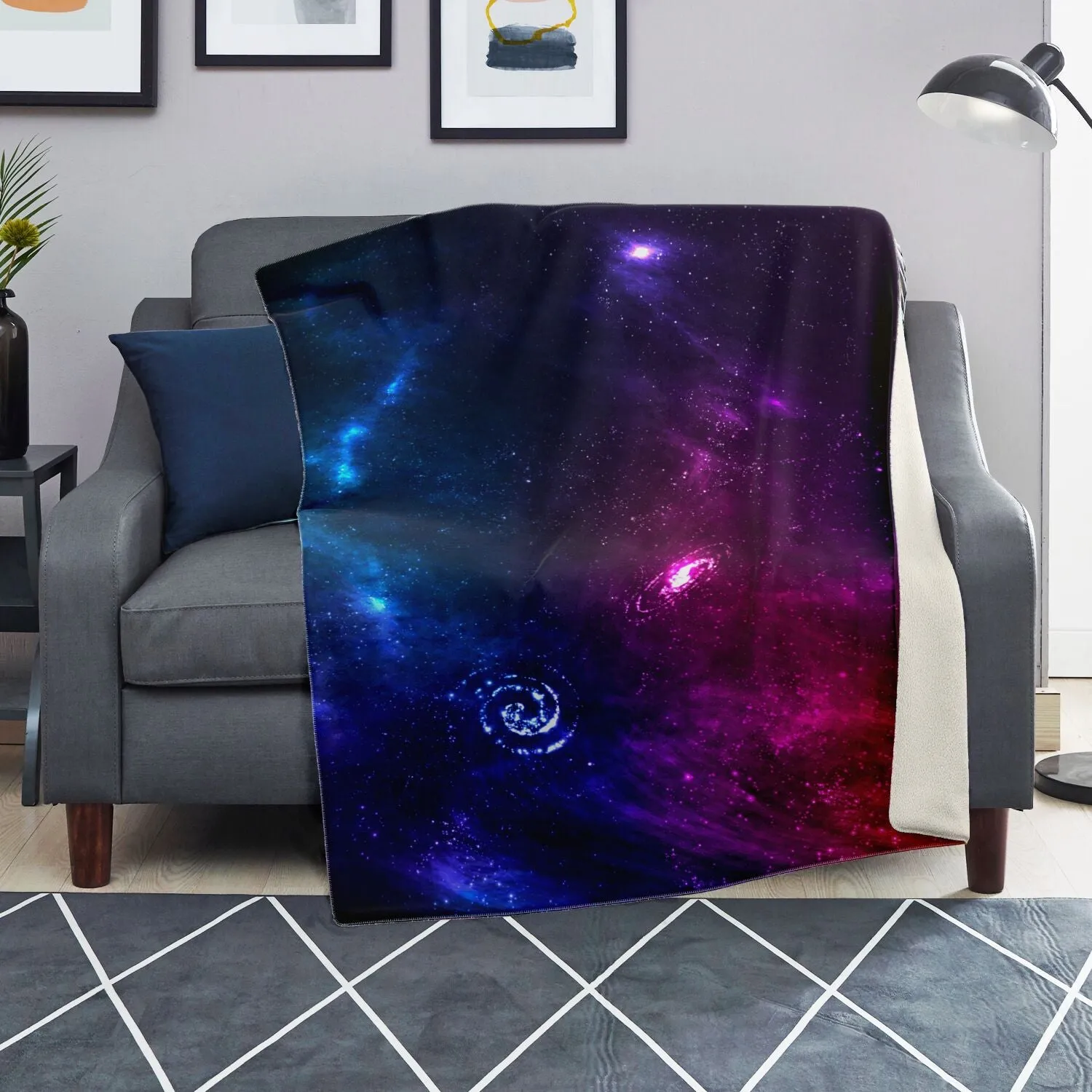 Outer Space Fleece Blanket