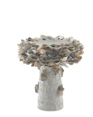 Oyster Shell Bird Bath - Various Sizes