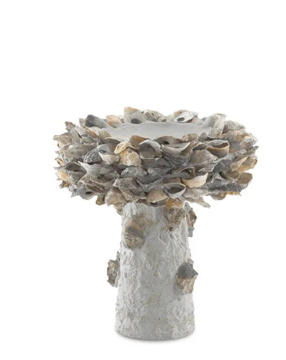 Oyster Shell Bird Bath - Various Sizes
