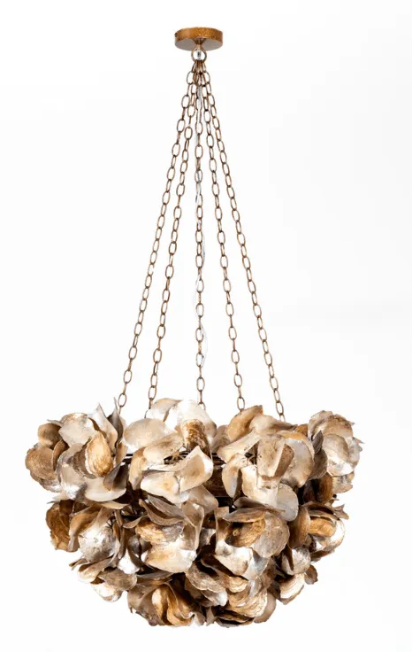 Oyster Shell Petal Chandelier