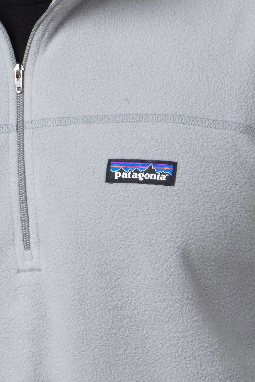 Patagonia Men’s Micro D Quarter Zip Pullover in Grey | 26176-FEA