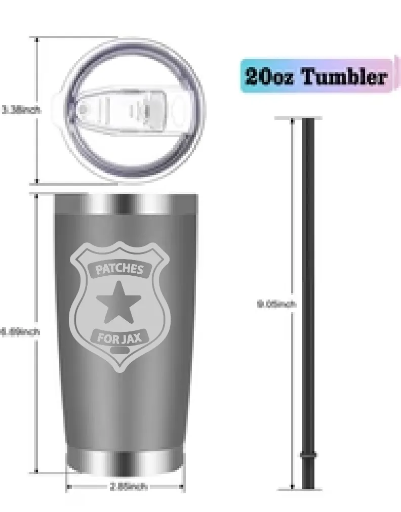 Patches 4 Jax Tumbler