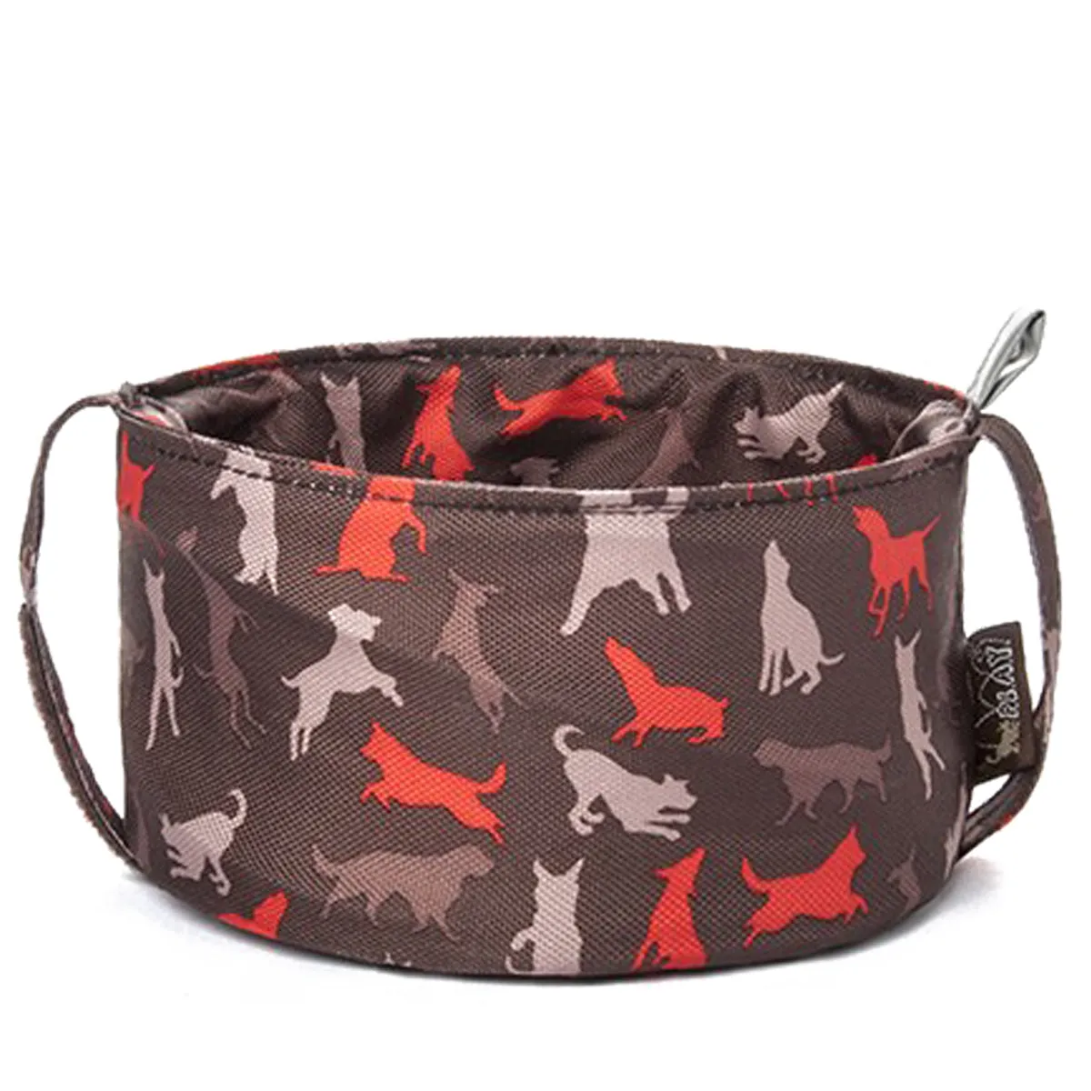 P.L.A.Y Pet Outdoor Travel Bowl for Dogs, Mocha