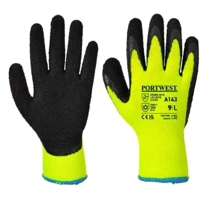 Portwest Thermal Soft Grip Winter Gripper Glove Pack of 12 pairs) -A143