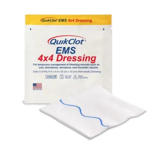 QuikClot EMS 4x4 Dressing