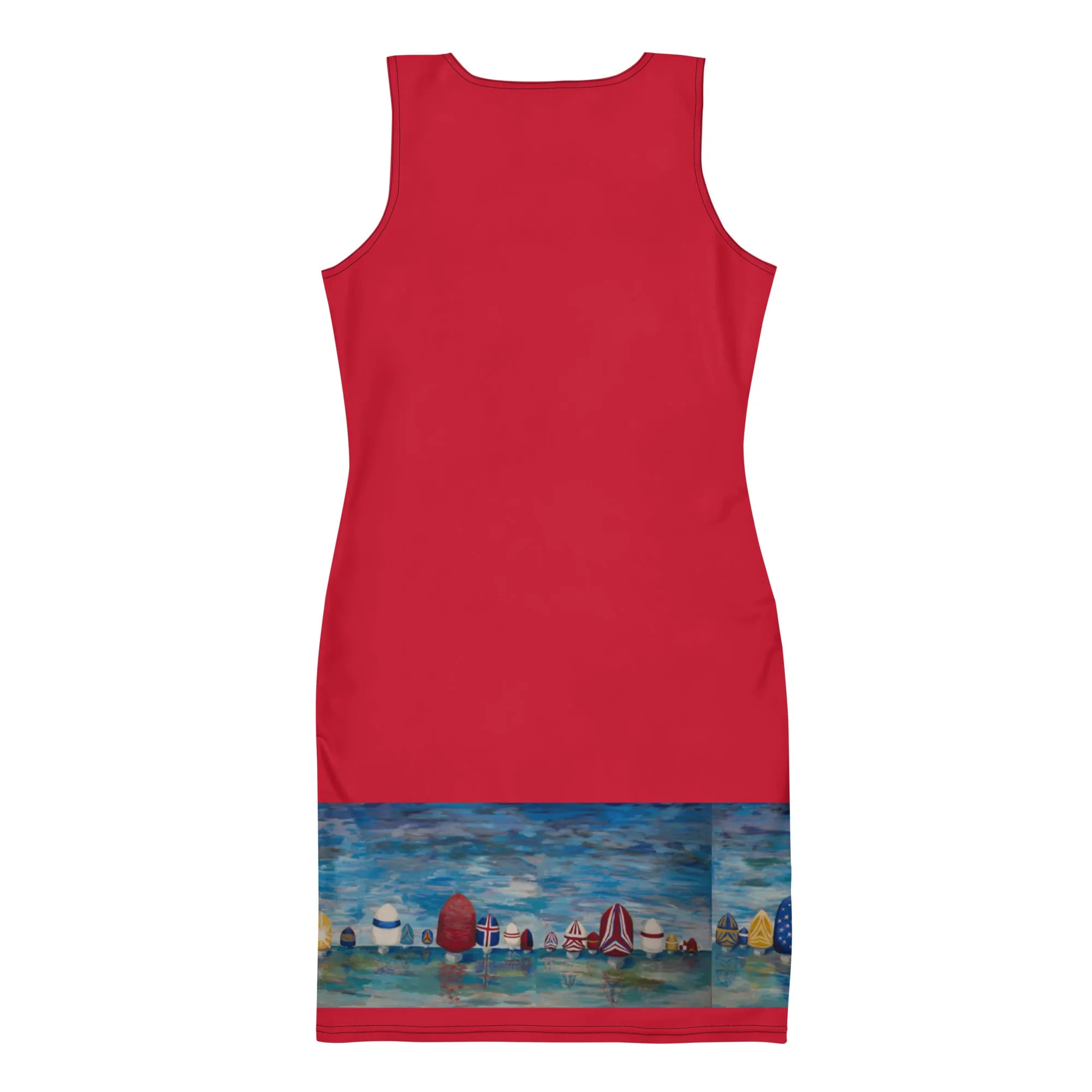 "Spinnaker Party - Red" Tank Sheath Dress
