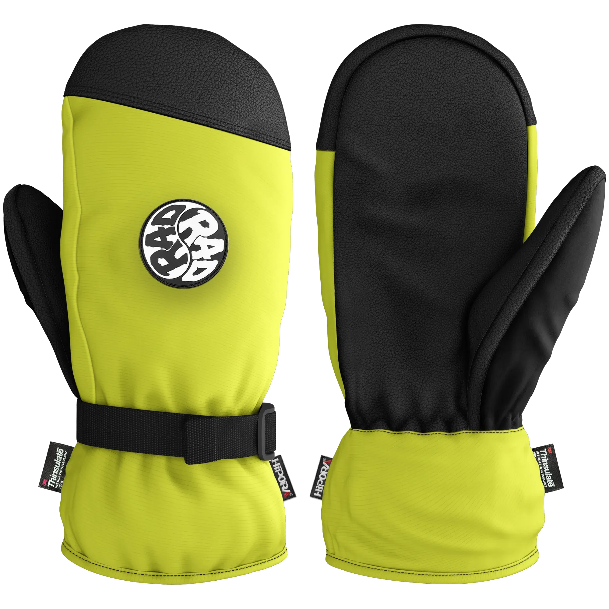 Rad Sidehit Mitt Safety Yellow