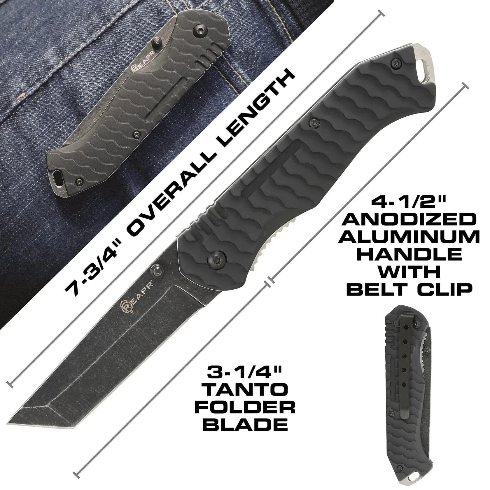REAPR 11008 TAC Knife Tanto Set
