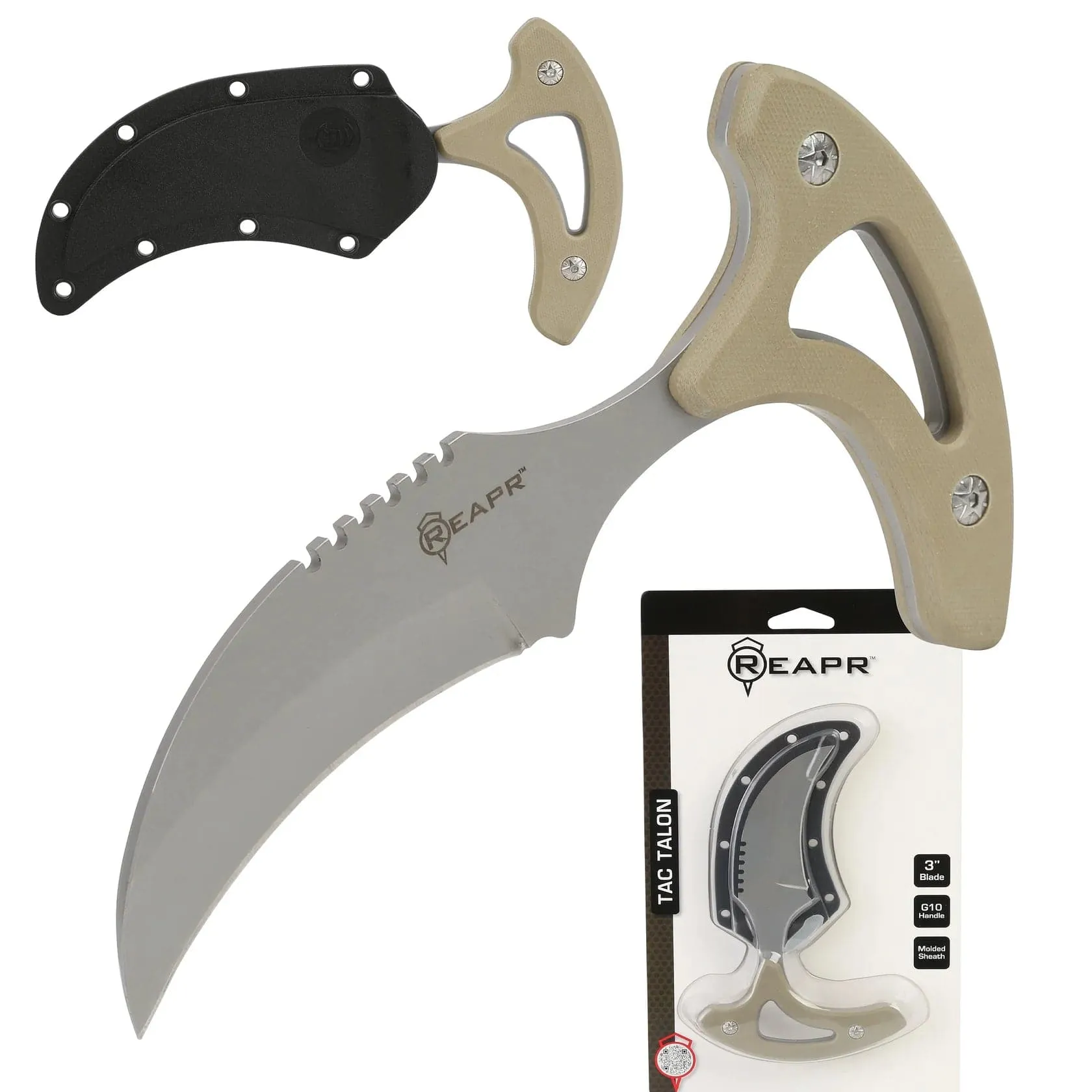REAPR 11041 EDC Self Defence Tac Talon Survival Tool,Knife