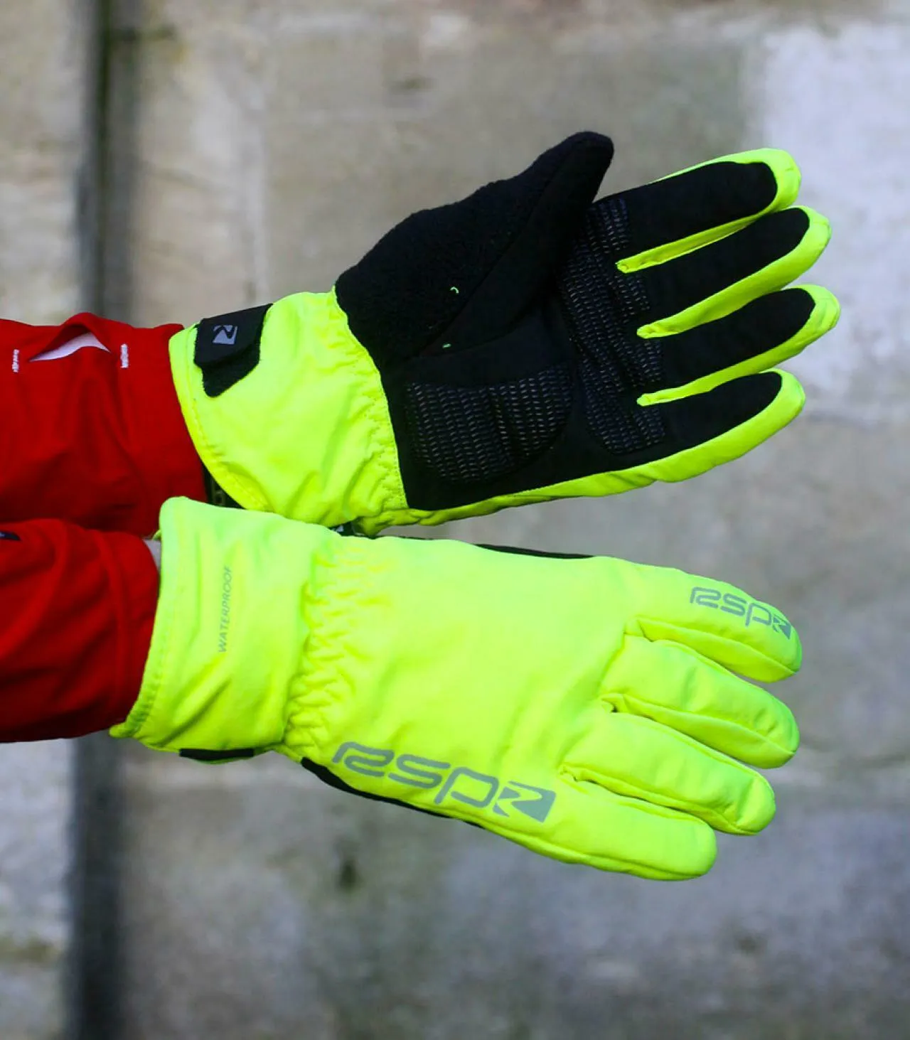 RSP Waterproof Gloves - Fluro Yellow - Small