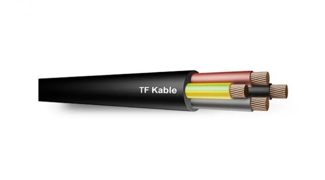 Rubber Cable H07RN-F - 2C x 0.75, 1.5, 2.5, 4, 6, 10 mm2