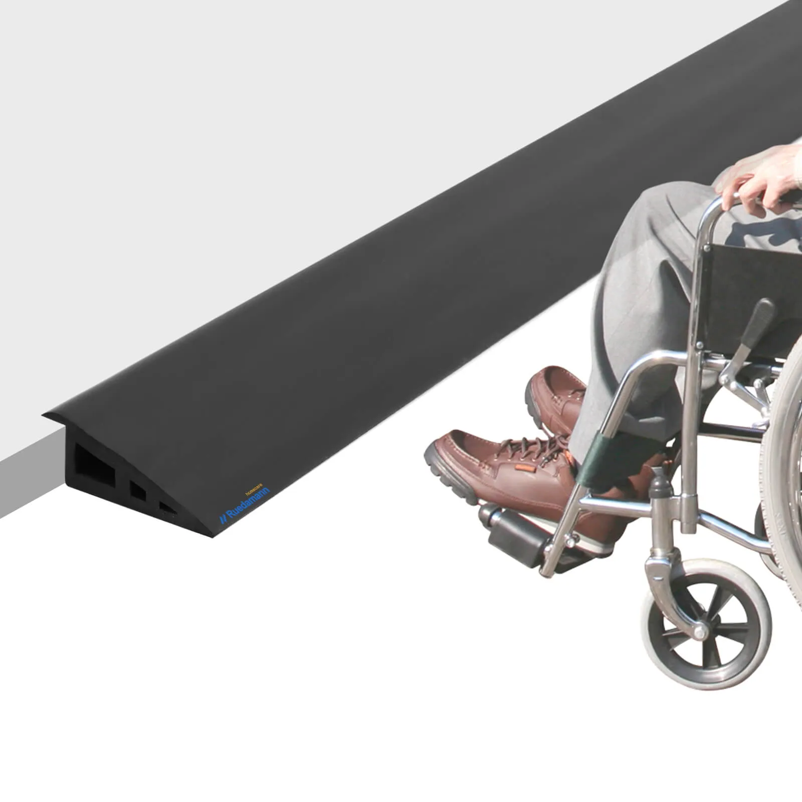 Ruedamann® Threshold Transition Strip Rubber Threshold Ramp