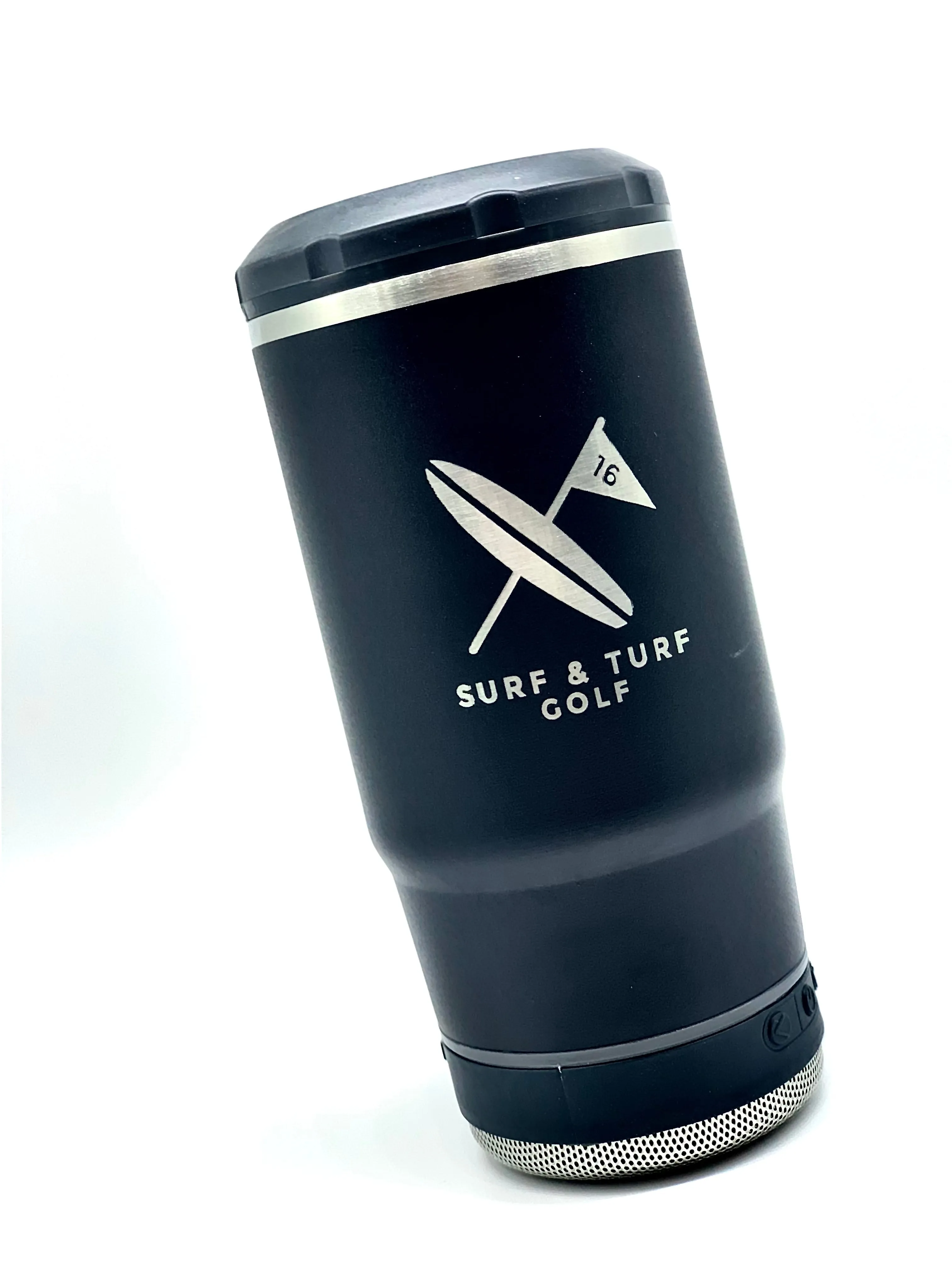 S&T Classic VIBE 4 in 1 Drink Cooler (Koozie) w/ Bluetooth Speaker or Power Bank