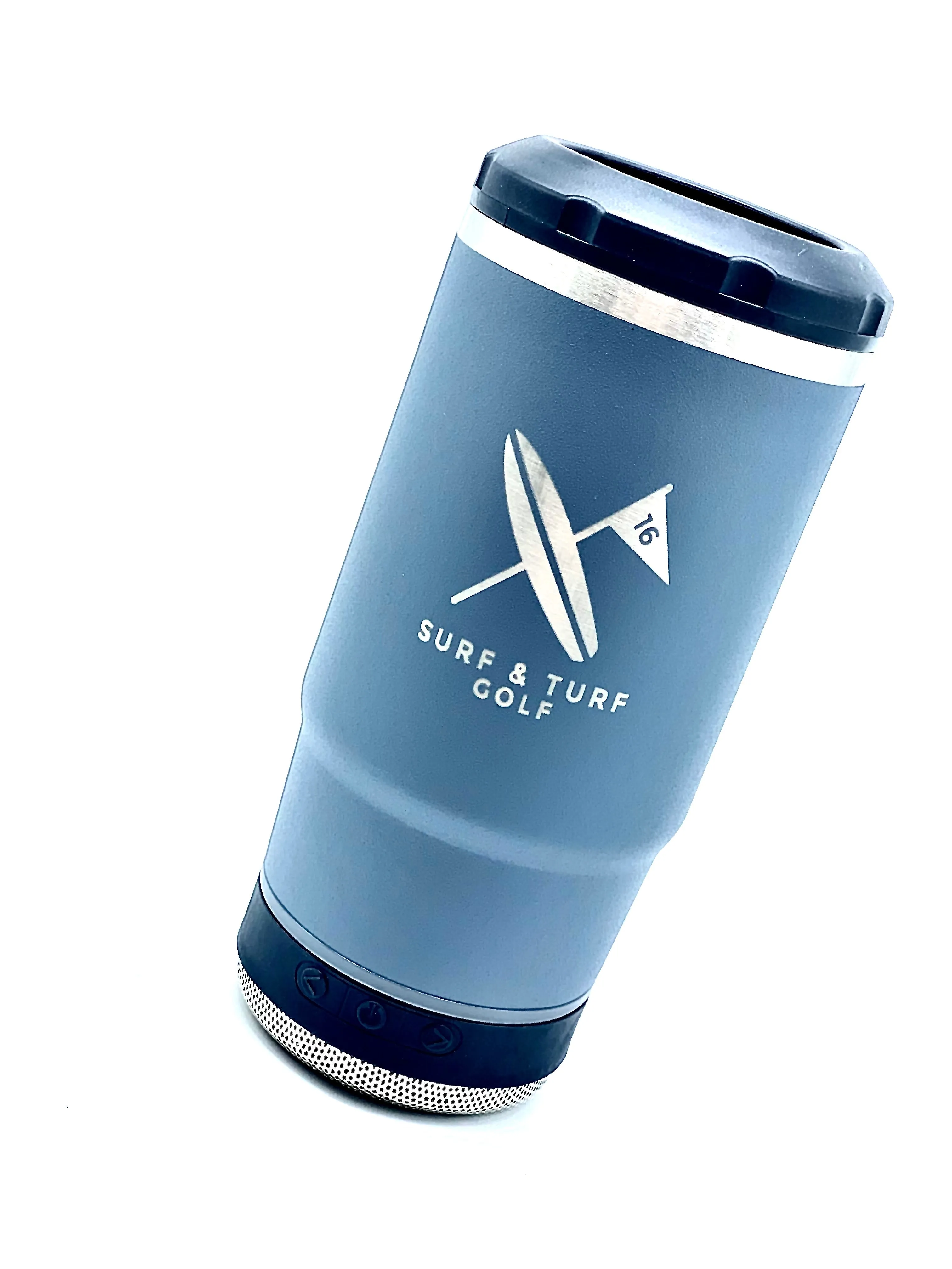 S&T Classic VIBE 4 in 1 Drink Cooler (Koozie) w/ Bluetooth Speaker or Power Bank