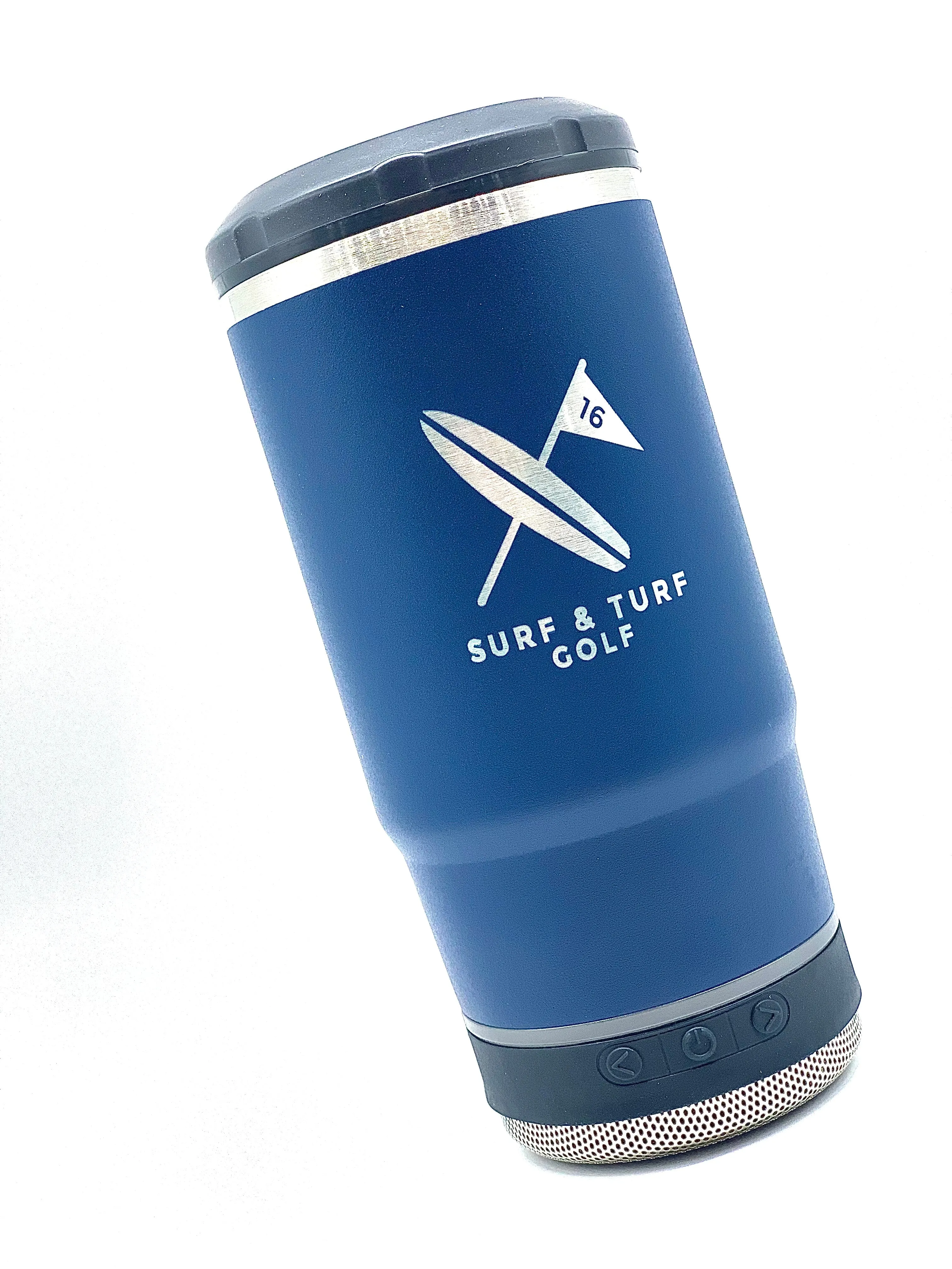 S&T Classic VIBE 4 in 1 Drink Cooler (Koozie) w/ Bluetooth Speaker or Power Bank